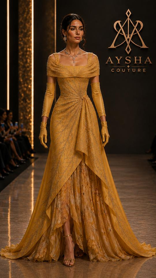 Saffron Drape